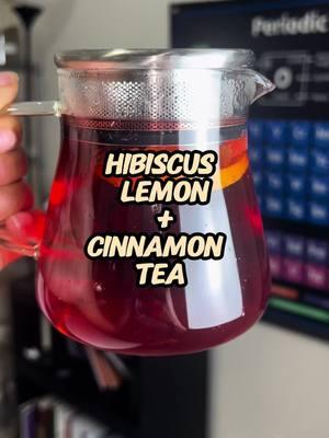 🙌🏾Combining lemon, hibiscus, and cinnamon in a tea creates a flavorful and nutrient-rich tea. This is an easy tea blend you can make yourself  🍋Lemon is rich in vitamin C, which strengthens the immune system. 🌺 Hibiscus great for the heart & adds antimicrobial properties to fight infections. 🍃Cinnamon supports the immune system with its antifungal and antibacterial qualities. Visit my website to explore all my herbal tea blends: Herbalholisticwellness.com  Want to learn herbalism with me? Join us in the my Herbal Holistic Science Academy. Payment plans are available ✅ #herbalist #scientist #herbalholisticscienceacademy #weightloss #hearthealth #wellnesstea #tea 