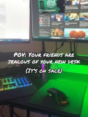 Trying not to gatekeep 🤷 #gift #tiktokmademebuyit #desk #desksetup #deskgoals #GamingSetup #gamingdesk #gamingdesks #lshapeddesk #giftideas #gifts #giftsforher #giftguide #giftidea #giftsforhim #newyears 