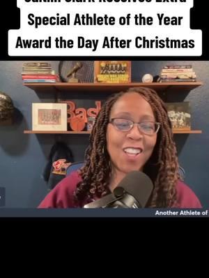 Caitlin Clark Receives Extra Special Athlete of the Year Award the Day After Christmas #caitlinclark #athlete #basketball #WNBA #athleteoftheyear #caitlinclarksapfemaleathleteoftheyear #reaction #podcast #fyp #sports #basketball 