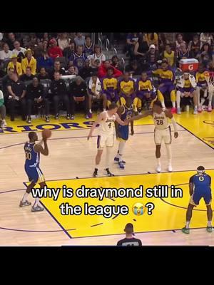 he tried to justify the move too 🤣#NBA #draymondgreen #basketball #foul #funny #lakers #warriors 