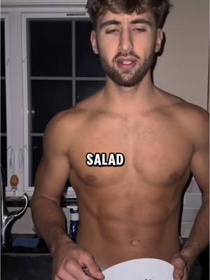 Salad is a health food 🤥 #healthylifestyle #diet #testosterone #gymbro #gymrat #protein #healthtips 