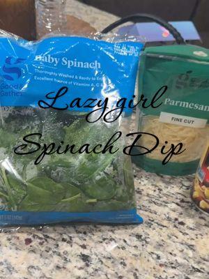 If you are lactose, keep scrolling don’t ever bother  but also if you’re like me and don’t care, follow this recipe! If you try it, let me know how you like it! 😋 #spinachdip #spinachartichokdip #dips #lazygirlmeals #Foodie Spinach Jalepeno Artichoke Dip Ingredients: • Spinach (frozen or regular) • Parmesan cheese  • Butter •Spinach Dip • Artichoke Hearts •Jalepenos  • Sour Cream • Salt, Pepper, Garlic, Salt  1. Melt a whole stick of butter ( 8oz) 2. Once that’s melted, Mix in a whole packet of cream cheese 3. When cream cheese is melted a bit, add a carton of sour cream ( 16oz) 4. Once that is melted you can add your chopped can of artichokes (i cut off the hard stems), jalapeños, and spinach ( I only use half a can of artichokes because they scare me, and almost a full can of jalepenos) 5.  Now add a cup of parmesan cheese, if you want it thicker add more cheese! 6. Add some salt,pepper, and garlic salt (preference) 