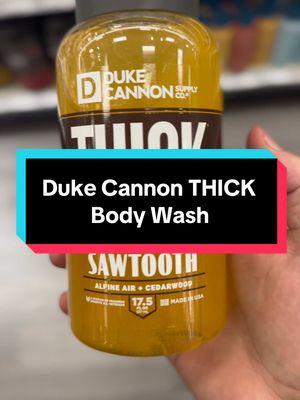 This Duke Cannon THICK body wash is a game changer! A need for every man! #menshealth #mensskincare #mensproducts #bodycareroutine #bodywash #TikTokShop 