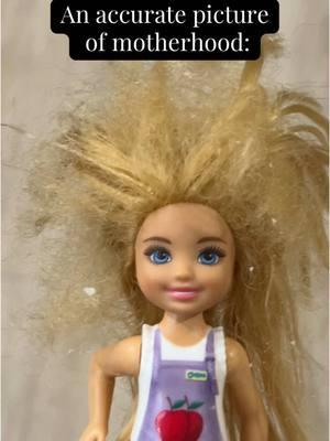 Barbie gets it 🫠 . . . #motherhood #motherhoodcontent #momlife #toddlermom #relatablemom #momhumor 