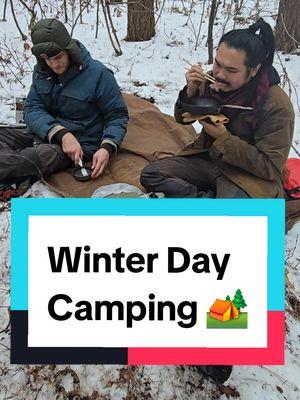 Winter Day Camp with @KhorneGreenhaven #wildernessskills #survival #bushcraft 