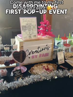 I’m just glad I finally did something that’s been in the works for a while and now have some knowledge and experience on it.☺️🫶🏼 Follow me @Creationsbyfabi G!🥰 . #dallas #dallasinfluencer #popupshop #popupevent #popupfail #SmallBusiness #smallbusinessowner #learningexperience #fyp #firsttime #parati 