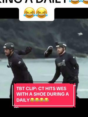 TBT CLIP: CT HITS WES WITH A SHOE DURING A DAILY😂😂😂😂! THIS WAS SUCH A FUNNY MOMENT! WHO REMEMBERS THE FIRST TIME SEEING THIS?! #thechallenge40 #thechallenge #johnnybananas #laurel #jordanwisely #caramaria #torideal 