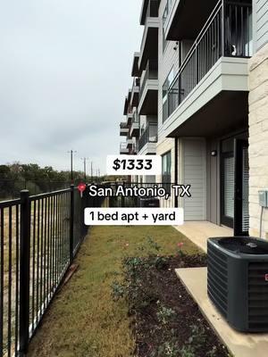 $1575 + 2 months free = $1333 Rogers ranch area of SATX  Brand new, be first to live here  Link in bio for more apartments in San Antonio, Texas with yards  #sanantoniotexas #sanantonioapartments #apartment #yard #apartmentlocator 