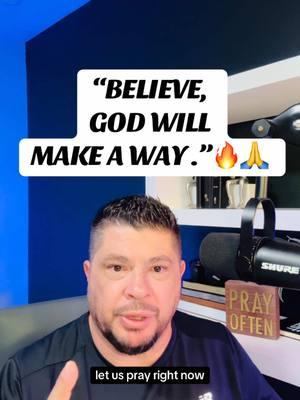 Believe, God will make a way. #christiantok #miracles #godwillcomethrough #godwillmakeaway #godwillprovide #prayerworks #prayer #pray #christiantiktok #prayingforyou 