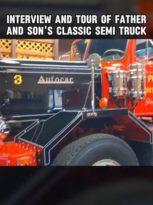 Interview and tour of father and son's classic semi truck #trucking #truck #trucker #peterbilt #harmon #peterbilt #kenworth #cabover  #semitruck #supertruck #truckinghistory #trucks #truckersoftiktok #truckdrivers  #fyp #viral