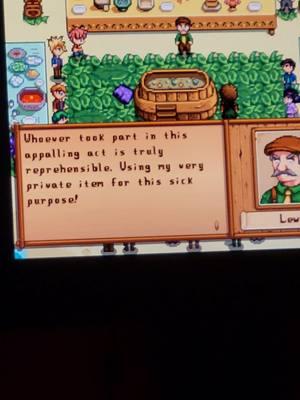 @comet healing Lewis was big MAD 😆#stardewvalley #cozygame#favoritegame#funny