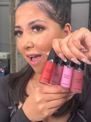 @Armani beauty Cheek Tints Try On 💕  which is your favorite ?  41 - Flaming Red 53 - Bold Pink 62 - Delicate Mauve 65 - Intense Berry    @sephora #giftedbyarmani #armanibeauties #LuminousSIlk