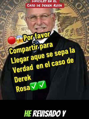 😱🔴Cada vez más difícil en el caso de Derek Rosa#compartan#porfavor#🙏🙏#ayudar#a#salir#derek#rosa#eles#inocente#florida#newyork#elmundoentero🌍#✅ 