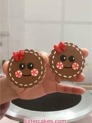 Gingerbread Girl Christmas Cake Tutorial  #cakedecorating #caketok #pastrychef #cakedecorator #cakedesigner #christmas #christmascake #cakevideo #tiktok #fypシ゚viral #fyp #