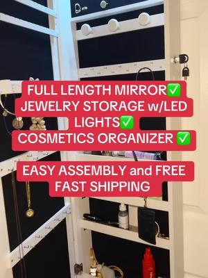 #foryoupage #tiktokshopcreatorpicks #n2witchin #jewelry #organize #storagehacks #fulllenghtmirror #TikTokShop #trending #viralvideo 