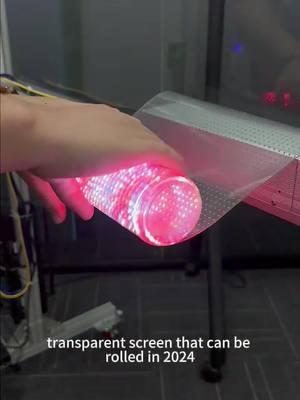 2024 newest transparency  LED film screen, easy to put on glass windows with water, easy to install and operate, just plug and display, welcome to consult, #ledfilmscreen#ledtransparencyfilmscreen#transparentledscreen#flexibleledfilm#crystalflexledfilm#manufacturetransparentledfilm