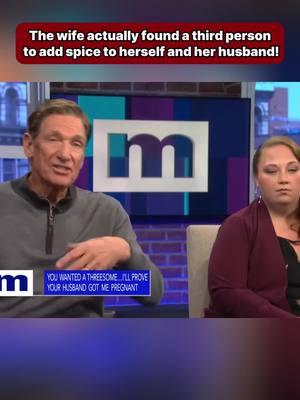 The wife actually found a third person to add spice to herself and her husband!  #youarenotthefather #Dna #tvshow #reality #Cheating#mauryshow 