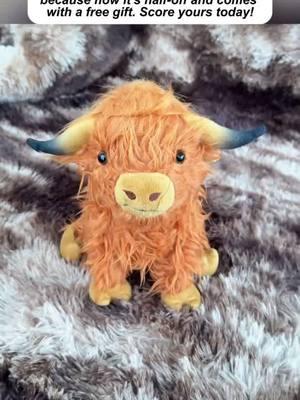 Just get her the fluffy cow!! Highland cow stuffed animal highland cow stuffy highland cow plush toy #highlandcow #plushcow #highlandcowplush #tiktokshopholidayhaul #giftideas #holidayhaul #giftsforher 