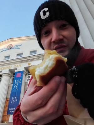 $0.75 Korean Egg Bread In Ulaanbaatar, Mongolia #mongolia #ulaanbaatar #travel #traveltiktok #streetfood