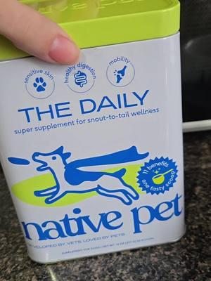 giving the new baby the good life I promised with the help of @Native Pet  🐶  #nativepetsupplement#thedaily#nativepet#petcare#newrescuedog#Rolothedoxiex