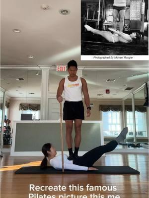 Pilates history recreated!! #pilates #pilatesinstructor #pilatestok #classicalpilates #reformerpilates #pilatesgirl #pilatesprincess #matpilates 