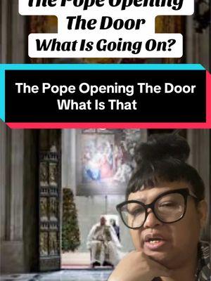 #greenscreen The Pope Opening The Door. This video is creepy, and the fact that when The pope opened the door you can hear a giggle so where did that come from. What I don’t understand is how did they have a camera inside when the door hasn’t been opened for 25 years?  #thepope #happeningaroundtheworld #creepyvideo #witchdarktalespodcast #scarytiktok 