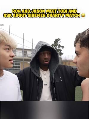 Asking Tobi about the Sidemen charity match 😂⚽️ (Twitch - StableRonaldo) #fyp #trending #viral #stableronaldo #sidemen 