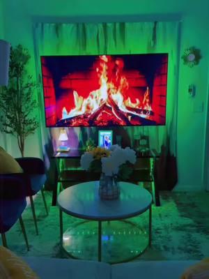 If you don't have some of these, you need to get some now! They are too cool!!! 65inch and we got the 5m length. #tvlights #livingroomaesthetic #halloweenvibes #tv #ledstriplights 