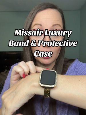 You’re going to love this luxury band and protective case for your iWatch by @MissAIR and don’t forget to use the $5 off coupon MISSTI5 #missair #watchband #luxurywatch #cloverwatchband #bracelet #goldjewelry #jewelry #seris10 #demure #vanleaf #luckygirl #newyear #titokfashion #smartwatch #iwatch #TikTokShop #ttshop #luxurywatchband #giftideas #christmasgiftideas #christmasfinds #christmasideas 