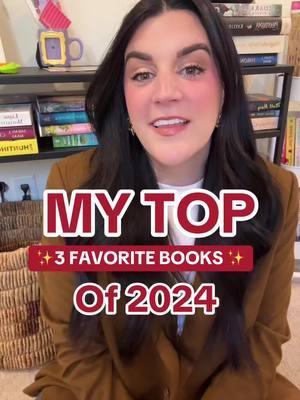 Top 3 favorite books of the YEAR!!!! #BookTok #favoritebooksof2024 #booklists #topbooksof2024 #favoritebooksoftheyear #fivestarreads #bookrecommendations #bestbookrecs #romantasy #booksthatwillmakeyoucry 