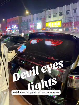 Programmable flex eyes led lights for car bus and truck with different sizes#car #cars #carsoftiktok #caraccessories #auto #automotive #viral #cargoodthing #autoaccessories #carlovers #blazexel #fyp #foryoupage❤️❤️ #devileyes #carlights #leddisplay #ledscreen #ledpanel #truck #trucker 