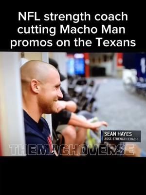 Strength Coach, Sean Hayes' Macho Man Randy Savage impression from NFL Hard Knocks 🏈#nfl #machoman #hardknocks #Texans #houstontexans #playoffs #WWE #machoman #wwefan #msg #randysavage #wweliveholidaytour #themachoverse 