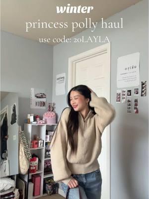 @Princess Polly winter clothing haul ❄️code 20LAYLA for 💵off! #pppartner #princesspolly #winterhaul #winterfashion #fyp 