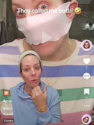 I got called out for wearing it wrong. #skincare #vlinemask #skinmask @OurPretty us 