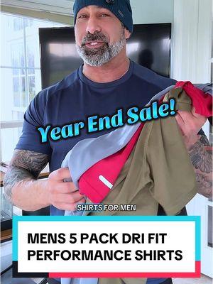 4 Days Left to grab this 5 Pack of dri fit performance shirts for men for only $17.50! Don’t wait! Get your men’s t shirt pack today! . . #activewearfashion #performancewear #athleticwear #drifit #drifitshirts #menstshirt #mensshirt #gymshirt #workoutgear #workoutshirt  #treasurefinds #ad #falldealsforyou #ttslevelup #TikTokShopHolidayHaul #starcreatorcompetition #TikTokShopBlackFriday #giftguide #spotlightfinds #giftideasforhim #giftideasforher #TikTokShopCreatorPicks #TikTokShopCyberMonday #holidaygifts #holidaygiftideas #christmasgift #christmasgiftideas