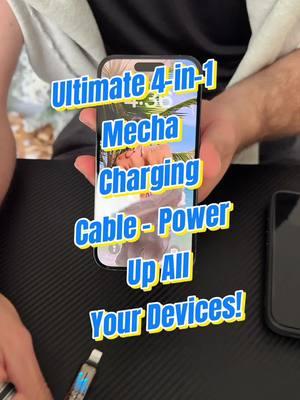 “4-in-1 Power Cable: The Only Charger You’ll Ever Need!”#MAGICJOHN #MAGICJOHNofficial #fastcable #4in1cable #tiktokmademebuyit 