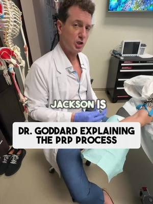 We’re using PRP (Platelet-Rich Plasma) therapy to treat Jackson’s injuries. Here’s how it works: We draw a small amount of his blood, then spin it in a centrifuge to separate the platelet-rich plasma, which is packed with growth factors that support healing. Once prepared, the PRP is injected directly into the injured area to stimulate tissue repair, reduce inflammation, and accelerate recovery. It’s a natural and effective way to help the body heal itself. @Natural Jackson  #prptherapy #injuryrecovery #osteopathicmedicine #healingnaturally #sportsmedicine #plateletrichplasma #healthandwellness #precisioncare #prpinjections #mobilitymatters