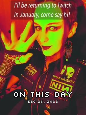 #onthisday #goth #gothtok #eldergoth #gothsoftiktok #alttiktok #alternative #fyp #veteran #foryoupage #gothgamer #gothgamergirl 