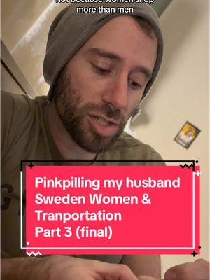 Pinkpilling my husband Sweden Women & Tranportation  Part 3 From the book Invisible Women. #equality #equity #sweden #womensrightsmatter #womensrightsarehumanrights #snowplowing #transportation #pinkpill #pinkpilled #pinkpilling #pinkpillinghusband #datagap #opressionofwomen #insiviblewoman #patriarchy #patriarchyproblems #publictransportation @jeppers128 