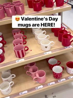 😍NEW Valentine’s Day mugs are HERE! Several cute mugs to pick from!  🥰 #target #targetlove #targetmom #ValentinesDay #valentinesday2025 #coffeemug