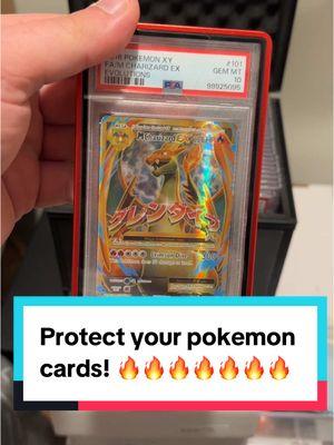 These graded card protectors look amazing with my pokemon cards! #gradedcards #slabprotection #gradedcardinvestor #pokemongradedcard #cardprotection 