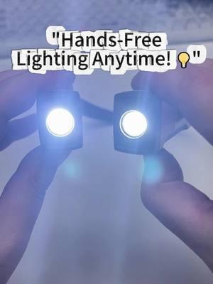 "Hands-Free Lighting! 💡🙌" #WorkSmart #HandsFree #PortableLighting #LEDWorkLight #GlowUpYourWork #TechForTheWin #TikTokShopLastChance  #TikTokShopNewYearNewAura  #spotlightfinds