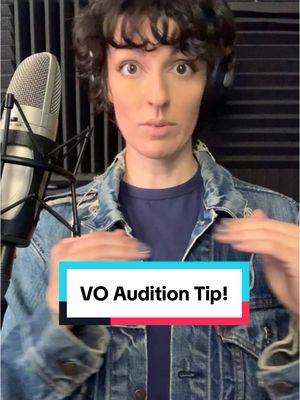 Audition tip for voice actors!  #voiceactor #boothlife #ad #sponsored #backstage #auditions #castingcalls #voicacting