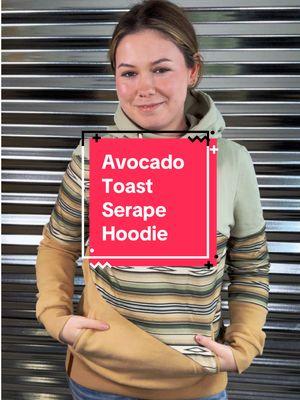 Add a pop of Southwestern flair to your wardrobe with the Avocado Toast Single Hood Sweatshirt! This fitted hoodie features a stylish color block pattern and a hint of stretch for a comfortable yet flattering fit. Perfect for casual outings or cozy days, its unique design brings laid-back vibes with a touch of bold style. A must-have for anyone looking to stay warm and chic! #serape #western #westernwear #OOTD #casualootd 