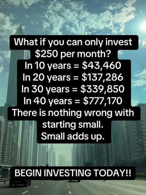 Start small and grow #investing #startsmall #profit #investingforbeginners #fyp 