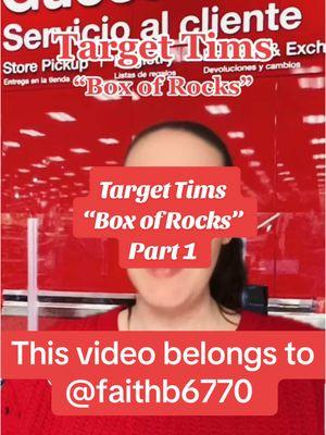 Target Tims- Box of Rocks - Part 1 - REPOST | #targetemployee #workingattarget #retailproblems #retailife #targetlife #targetskit #targetkarens #karens #karenskits #skits #karenstories #customerservicelife #retaillifebelike #faithb6770 #faithbryant6770 #workingretail #customersbelike 