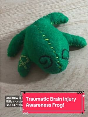 🐸💚🧠 #frogs #toads #amphibians #frogtok #disability #disabilitytiktok #traumaticbraininjury #traumaticbraininjuryawareness #tbi #tbiawareness #concussion #sewing #crafting #embroidery #plushies #handmade #handsewn #custommade 