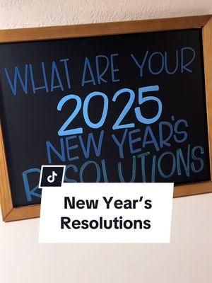 I love hearing what everyone’s resolutions are 🫶🏼 Can’t believe it’s almost 2025 already 😭 #handwriting #writing #fonts #resolultions #newyears #2025 #chalkboard 