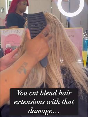 Get into this blend thoo! Which Bellami method was used? 🤔 #houstonhairstylist #hairextensions #bellami #houstonhair #hairstylist #hairtransformations #bellamihair 