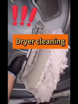 Don’t forget to clean your dryer! Or the dryer will be full of lint! #dryerventcleaning #LifeHack #CleanTok #tips #fyp #dryer 